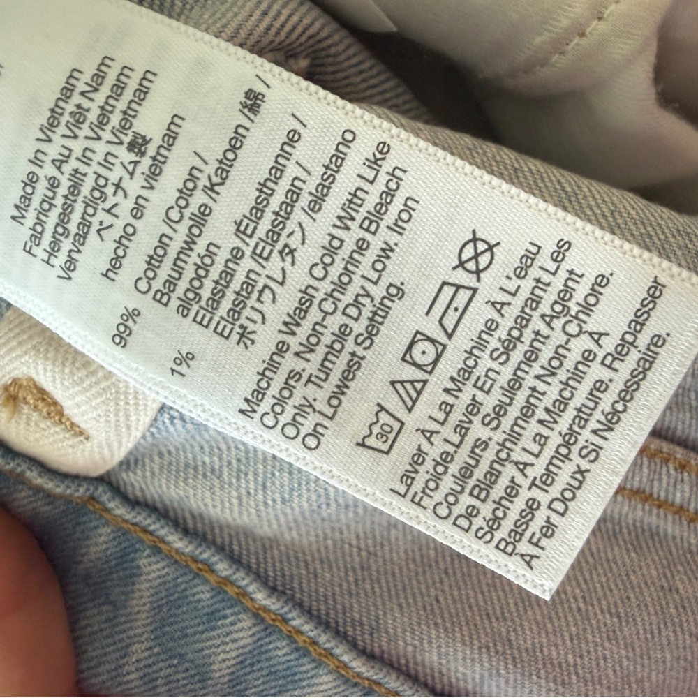 Madewell women Dean Easy Straight jeans light wash size 26 relaxed time capsule - Picture 10 of 10